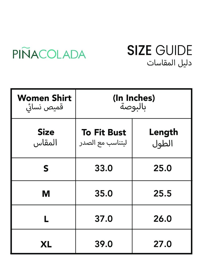 PINACOLADA Women's Midnight Black & Moon Grey Striped Boxy Shirt - Image 4